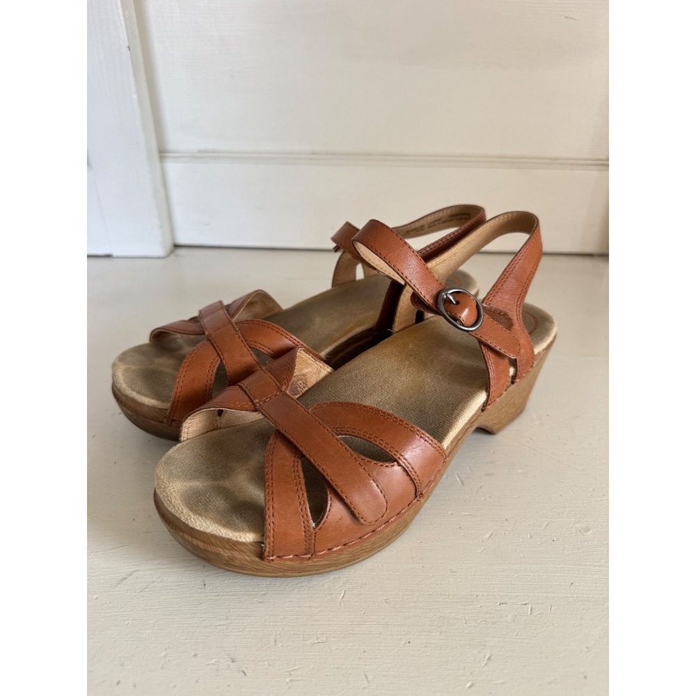 Dansko Season camel tan sandals size 37 (6.5-7) - Picture 2 of 12